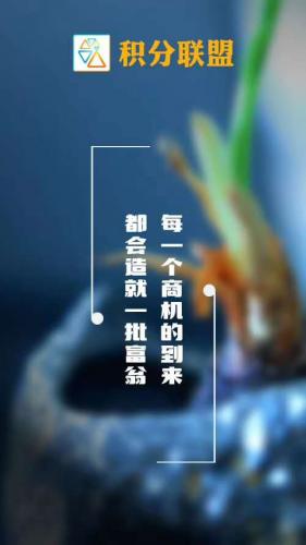 积分联盟素材